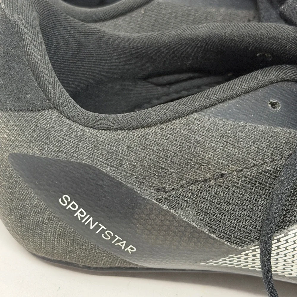 Adidas SprintstarTrack Spikes‎ Black Silver Sprinting Shoes IG9908 Mens 7.5